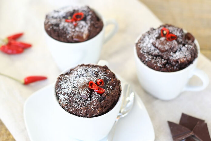 Dark Chocolate Chili Mug Cake