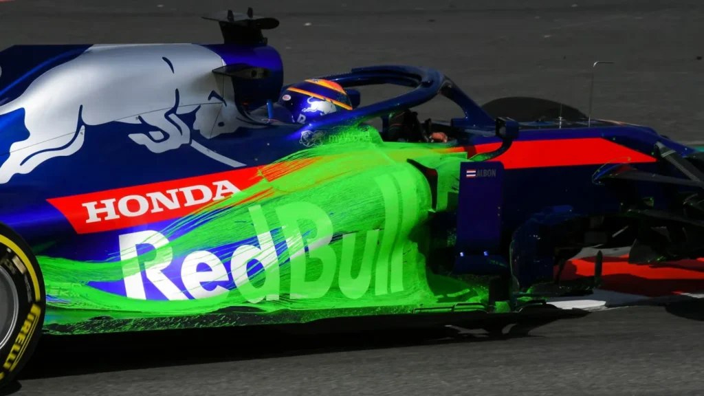 F1 Testing: Why Flow-Vis Paint and Aero Rakes Are Crucial for Performance 1 flow vis paint