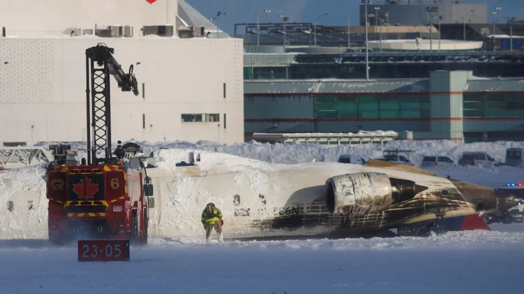 Delta Plane Crash in Toronto: 18 Injured in Airport Incident 1 Delta Plane Crash