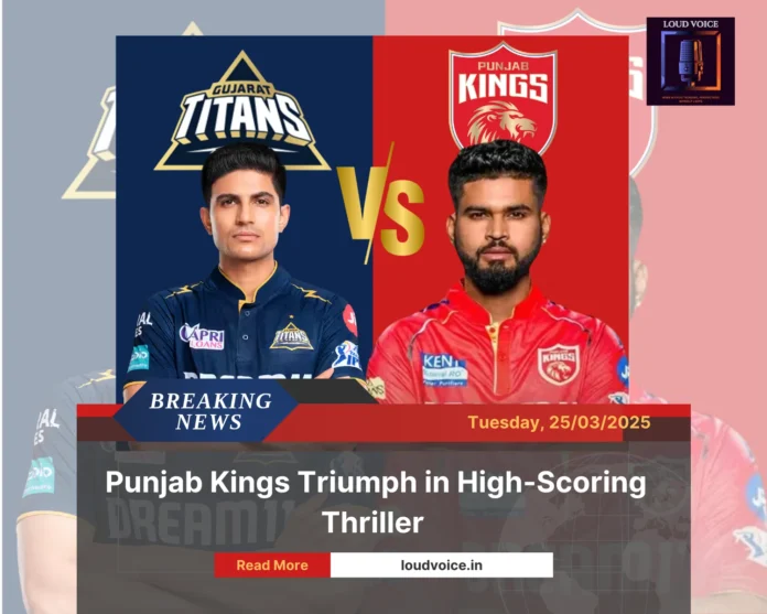 IPL 2025 Match 5 GT vs PBKS