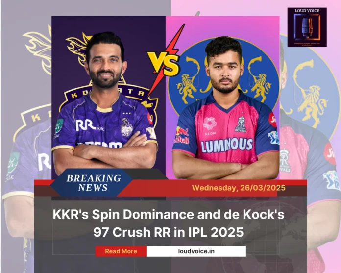 IPL 2025 Match 6 KKR vs RR
