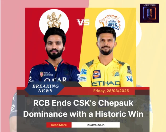 IPL 2025 Match 8 RCB vs CSK