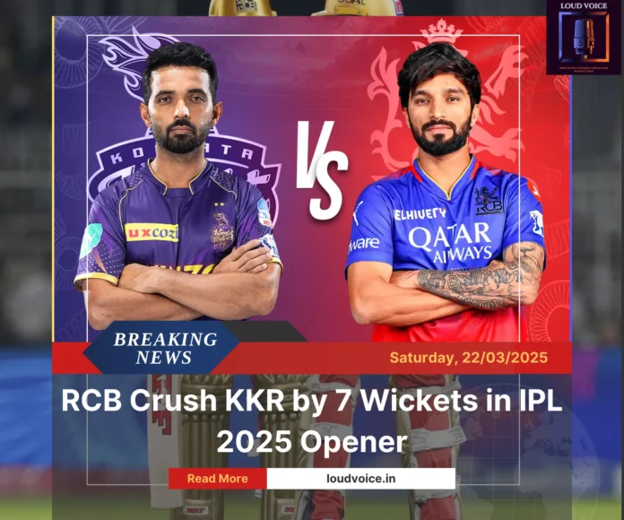 RCB Crush KKR by 7 Wickets
