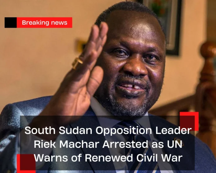 South Sudan Opposition Leader Riek Machar Arrested South Sudan Opposition Leader Riek Machar Arrested