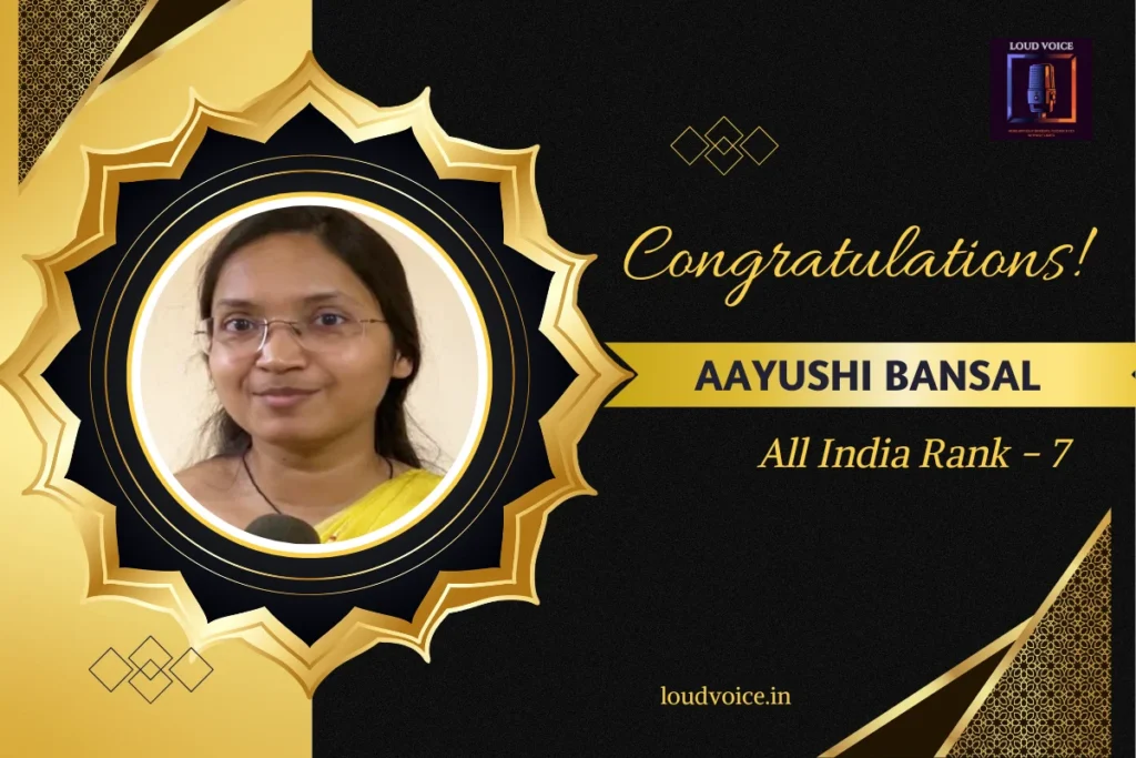 UPSC Civil Services Examination 2024 Top 10 Rank Holders: A Journey Beyond the Exam 7 Aayushi Bansal