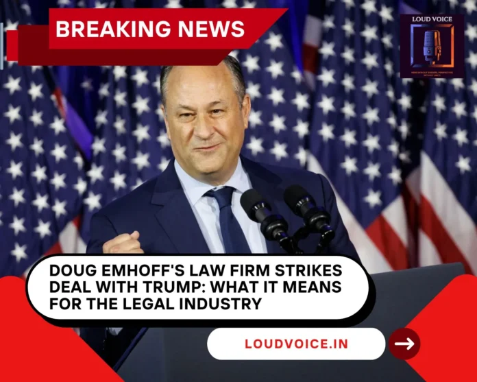 Doug Emhoff's Law Firm Strikes Deal with Trump Doug Emhoff's Law Firm Strikes Deal with Trump