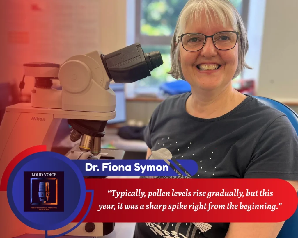 Met Office Warns of Early Hay Fever Season Triggered by Warm Weather 1 Dr. Fiona Symon