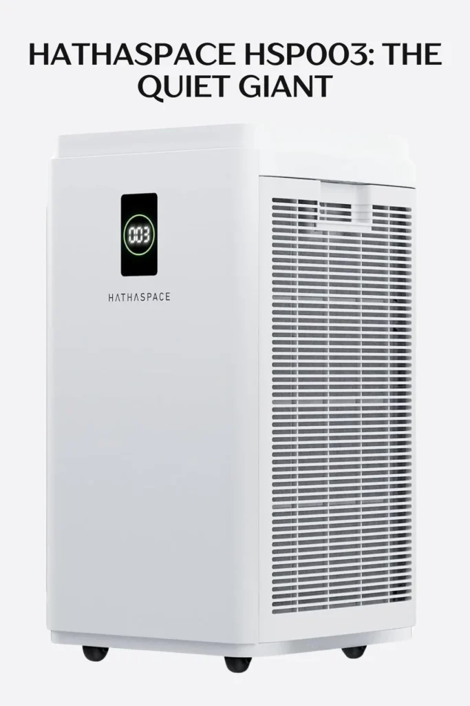 Top 5 Air Purifiers for Home in 2025: Cleaner Air, Smarter Living 3 HATHASPACE HSP003