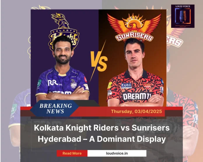 IPL 2025 Match 15 KKR vs SRH