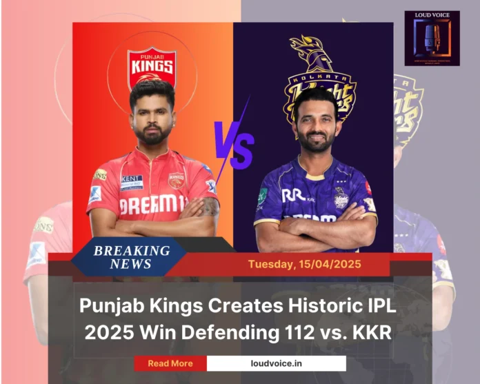 IPL 2025 Match 31 PBKS vs KKR