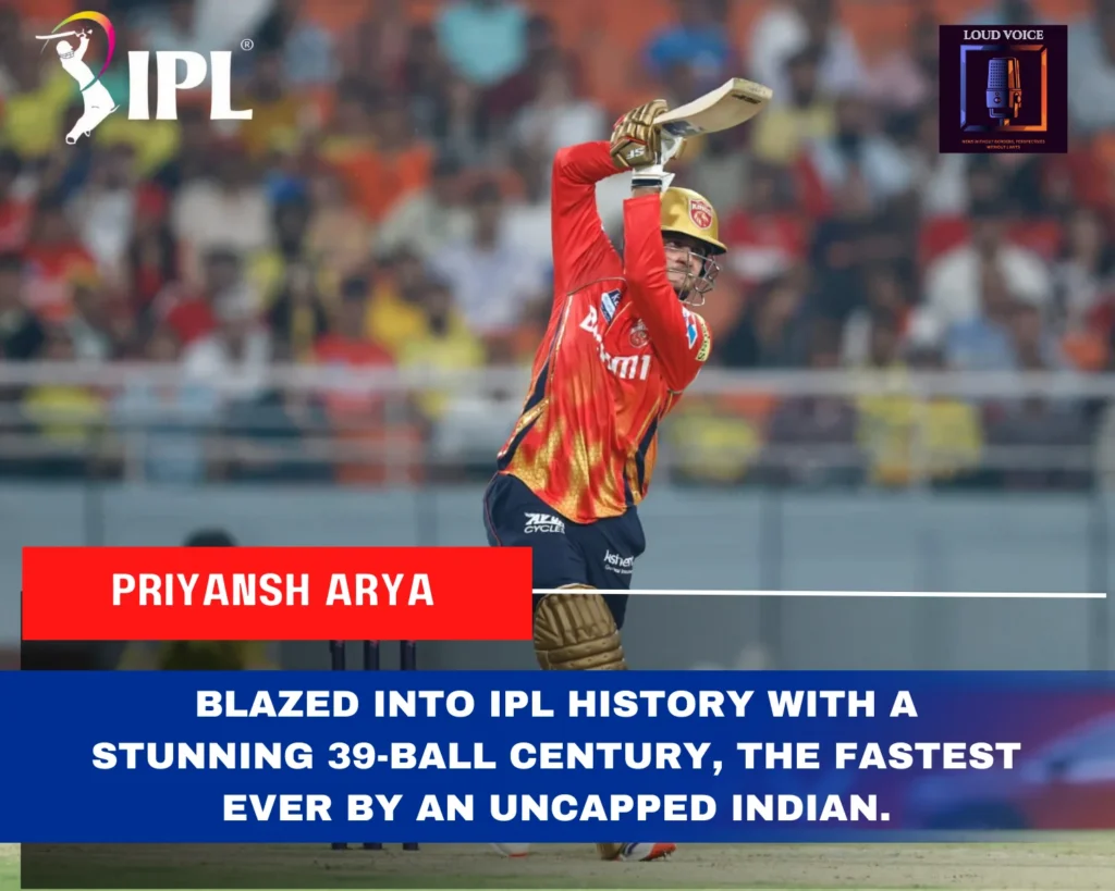 IPL 2025 Match 22 PBKS vs CSK: Arya’s Blazing 103 and the Death Bowling Masterclass That Sealed PBKS’s First Home Win 2 Priyansh Arya