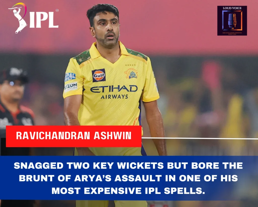 IPL 2025 Match 22 PBKS vs CSK: Arya’s Blazing 103 and the Death Bowling Masterclass That Sealed PBKS’s First Home Win 1 Ravichandran Ashwin