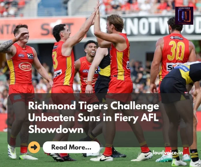 Richmond Tigers Challenge Unbeaten Suns Richmond Tigers Challenge Unbeaten Suns