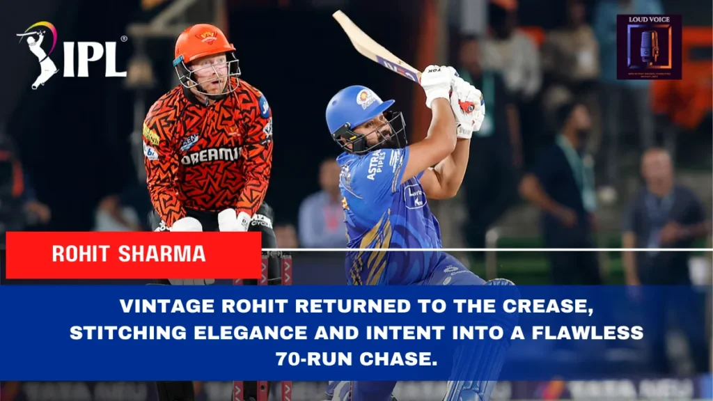 IPL 2025 Match 41 SRH vs MI: Rohit Sharma’s Class and Boult’s Firepower Fuel Fourth Successive Win 2 Rohit Sharma
