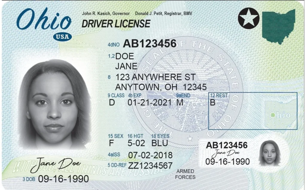 REAL ID Deadline 2025: What Travelers Need to Know Before Flying 1 Sample ID