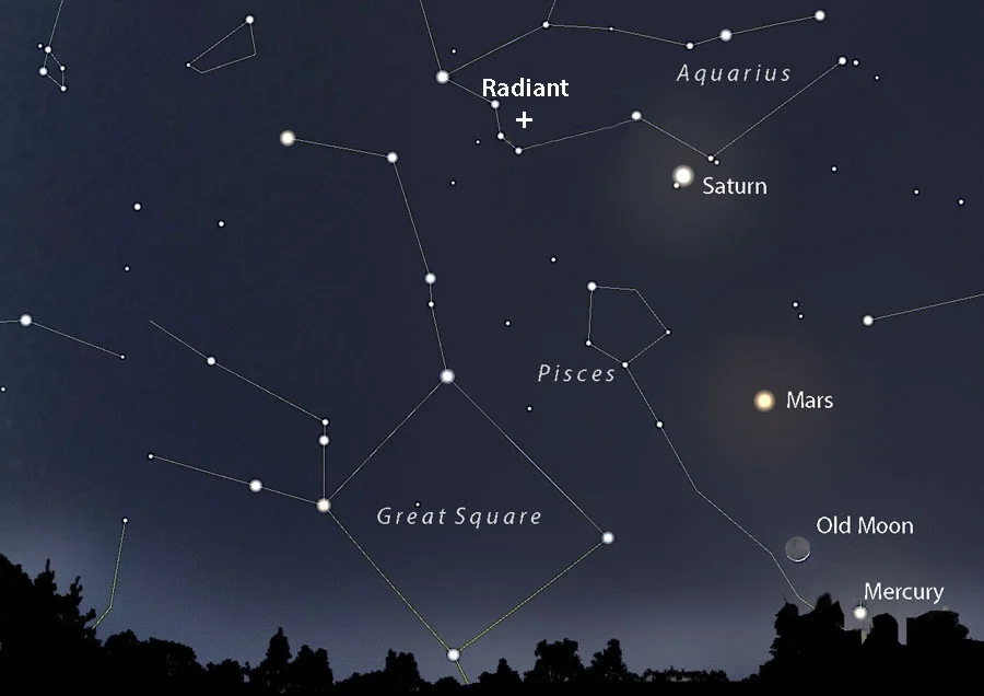 Eta Aquariids Meteor Shower 2025: How to See Up to 22 Meteors Per Hour in Australia 1 Eta Aquariid shower Sydney