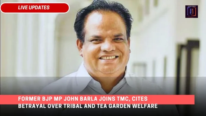 Former BJP MP John Barla Joins TMC Former BJP MP John Barla Joins TMC