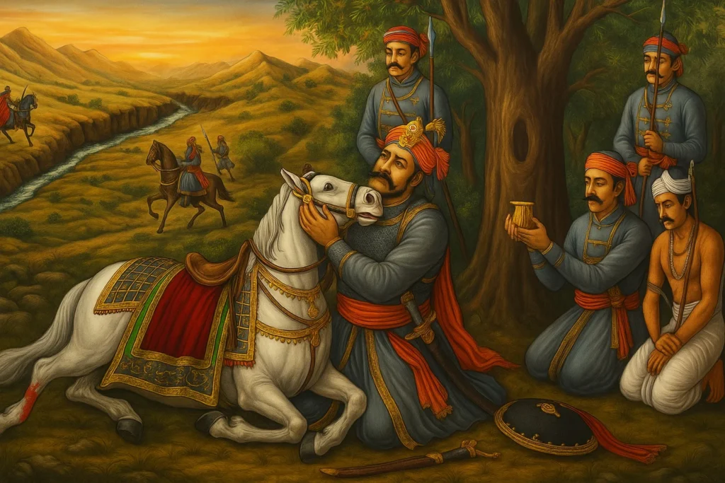 Maharana Pratap Jayanti 2025: Celebrating the Courage of the Rajput Lion 1 Maharana Pratap with Chetak