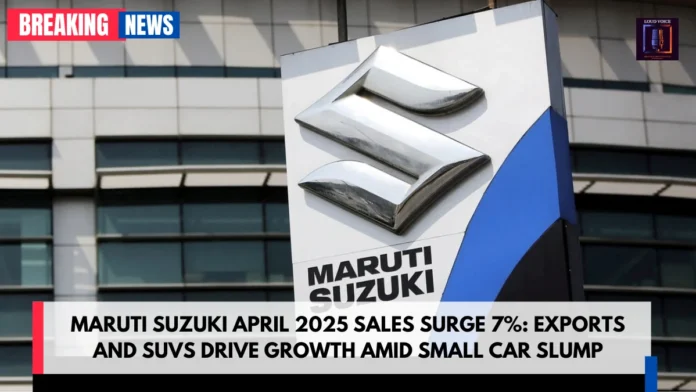 Maruti Suzuki April 2025 Sales Maruti Suzuki April 2025 Sales