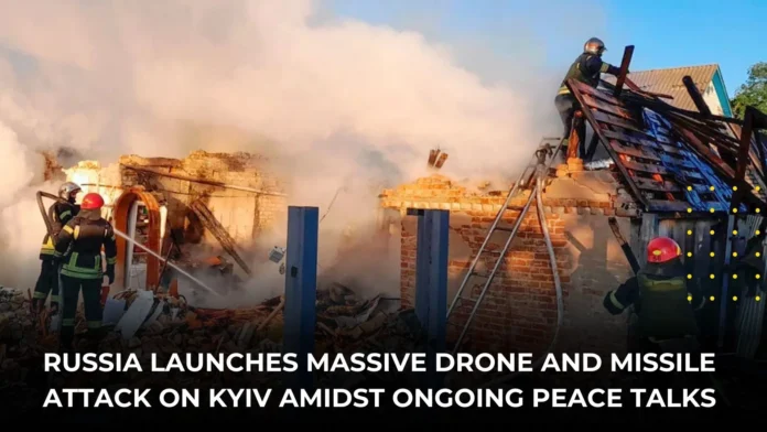 Russia Launches Massive Drone and Missile Attack