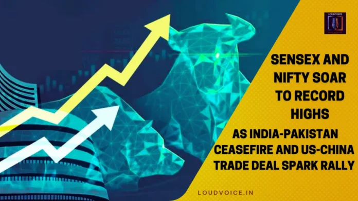 Sensex and Nifty Soar to Record Highs