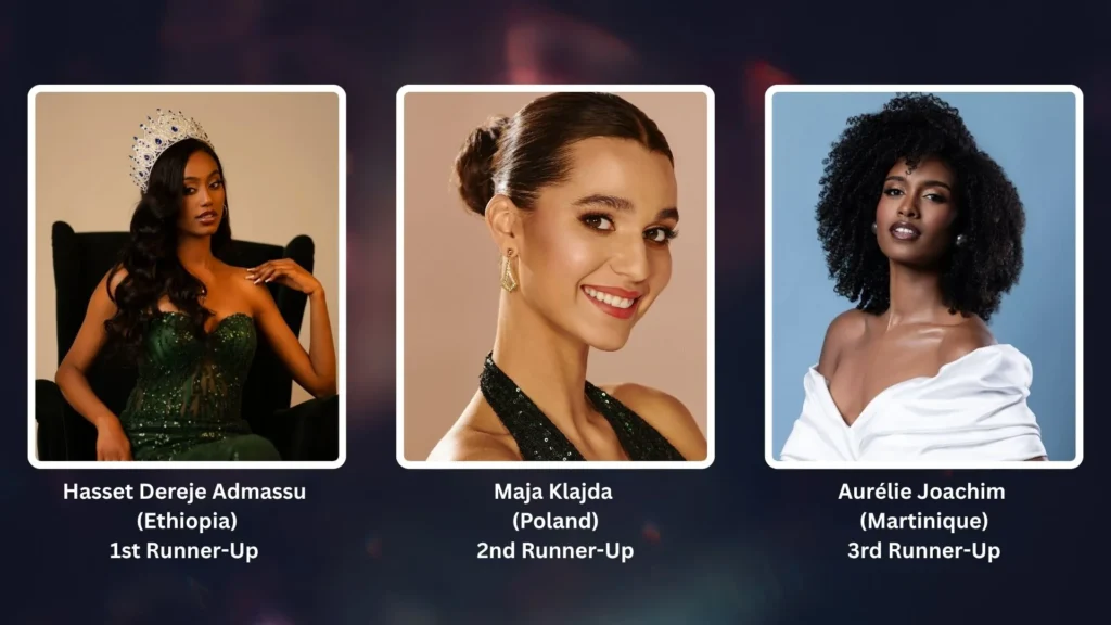 Miss World 2025: Opal Suchata Chuangsri’s Historic Win in Hyderabad 1 Top 3