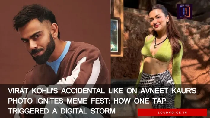 Virat Kohli's Accidental Like on Avneet Kaur's Photo