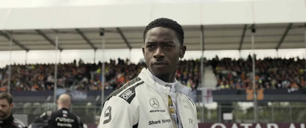 F1 Movie (2025) Review: Brad Pitt Shifts Gears in a High-Octane Drama 2 Damson Idris