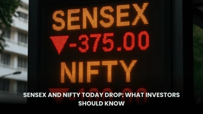 Sensex and Nifty Today Drop