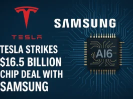 Tesla Strikes USD16.5 Billion Chip Deal with Samsung
