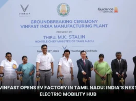 VinFast Opens EV Factory in Tamil Nadu