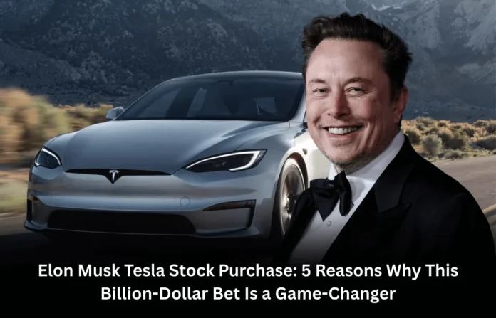 Elon Musk Tesla Stock Purchase
