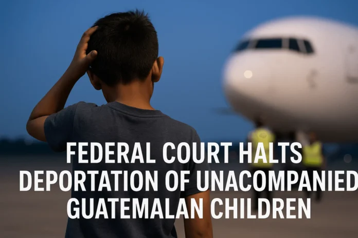 deportation of unaccompanied Guatemalan children deportation of unaccompanied Guatemalan children