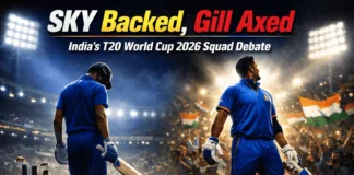 SKY Backed, Gill Axed: India’s T20 World Cup 2026 Squad Sparks Big Debate Over Form and Favouritism India's T20 World Cup 2026 Squad