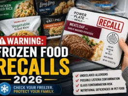 Frozen Food Recalls 2026